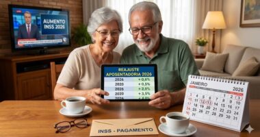 Aumento dos Aposentados 2026 Tabela de Reajuste